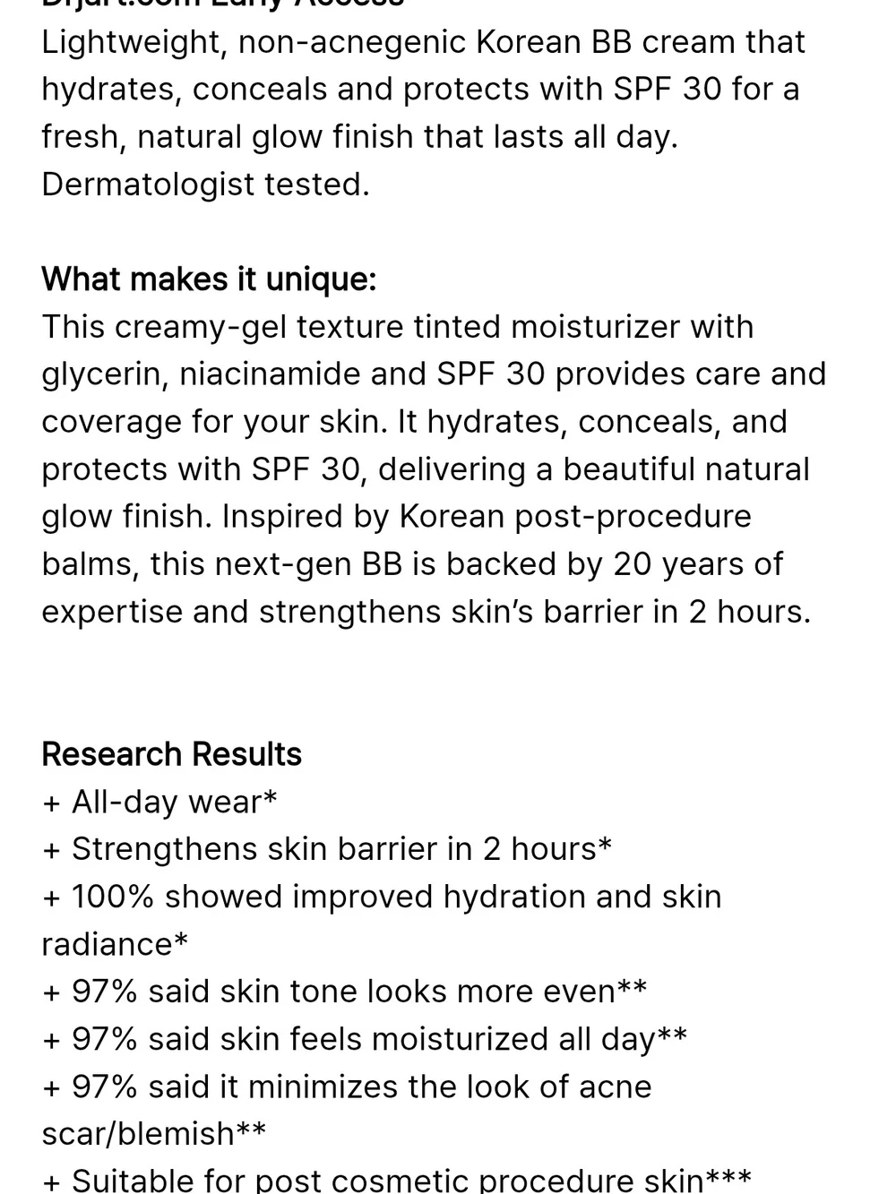 Dr. Jart+ BB Premium Beauty Balm SPF 30 - Light Medium Medium